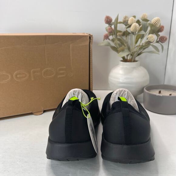 OOFOS OOmg Sport LS Low Sneakers Active Recovery Black/White Men's 11.5 NWB - Picture 2 of 10